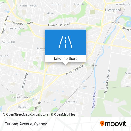 Furlong Avenue map