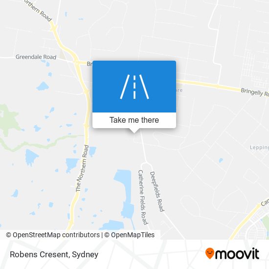 Robens Cresent map