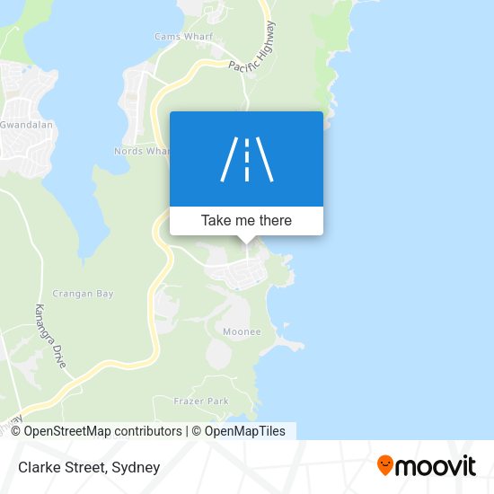 Clarke Street map