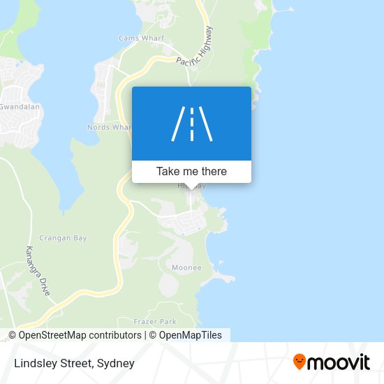 Lindsley Street map