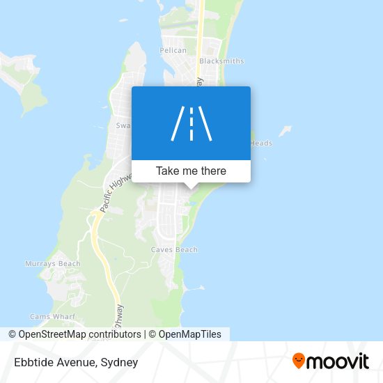 Ebbtide Avenue map
