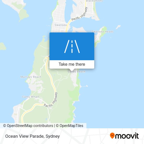 Ocean View Parade map