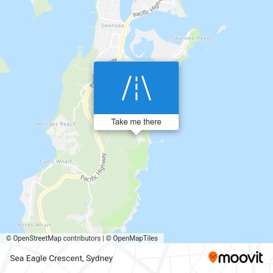 Sea Eagle Crescent map