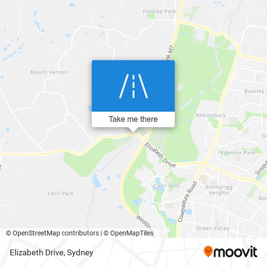 Elizabeth Drive map