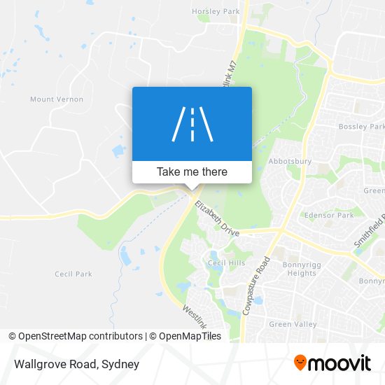 Mapa Wallgrove Road