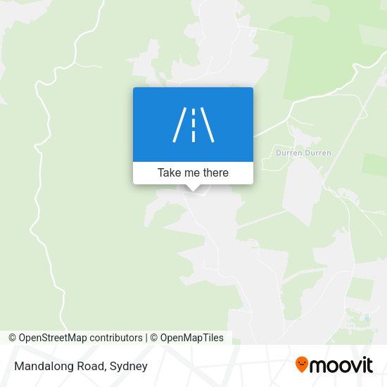 Mandalong Road map