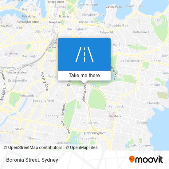 Boronia Street map