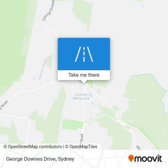 George Downes Drive map