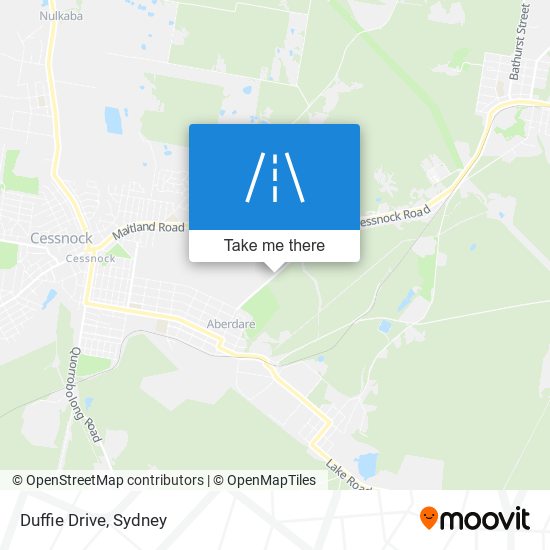 Mapa Duffie Drive