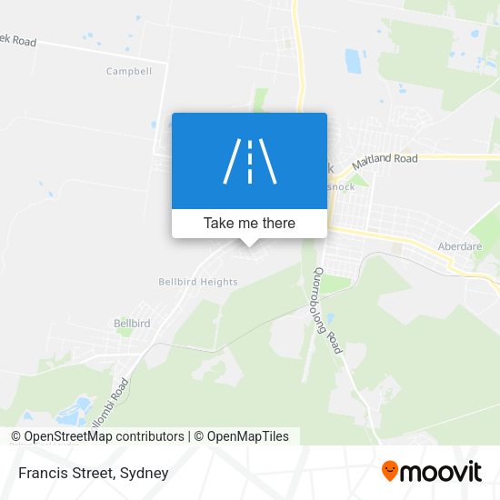 Francis Street map