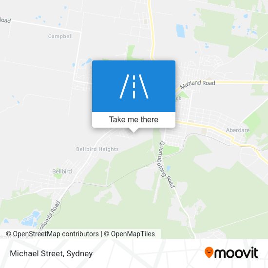 Michael Street map