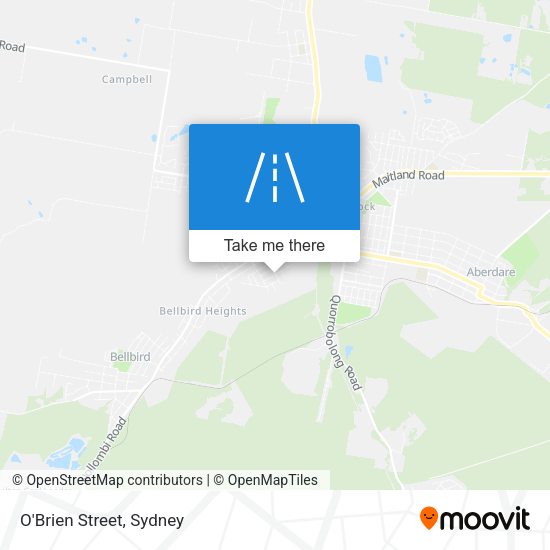O'Brien Street map