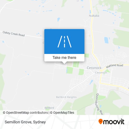 Semillon Grove map