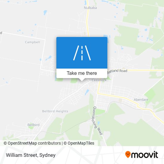 William Street map