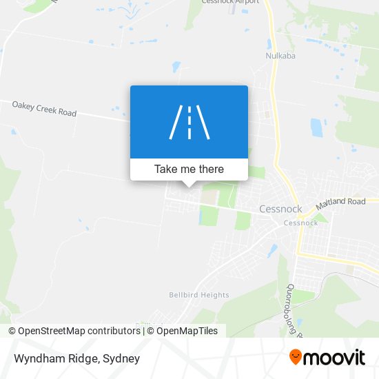 Mapa Wyndham Ridge