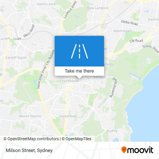 Milson Street map