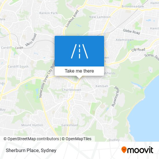 Sherburn Place map