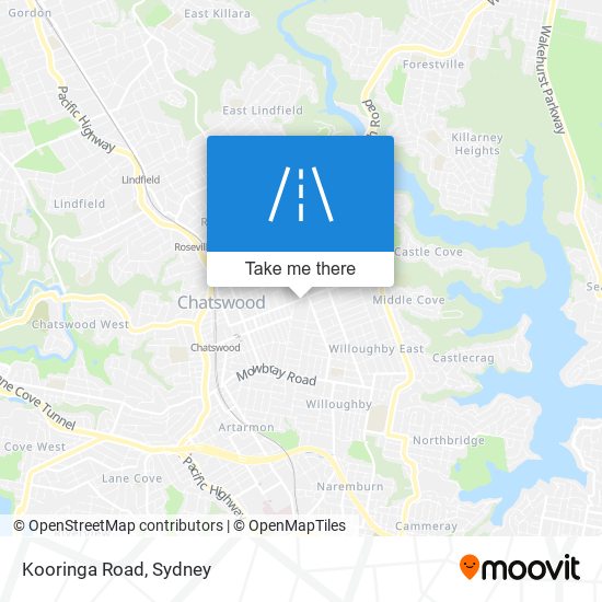 Mapa Kooringa Road