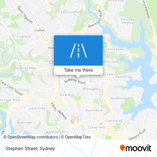 Stephen Street map