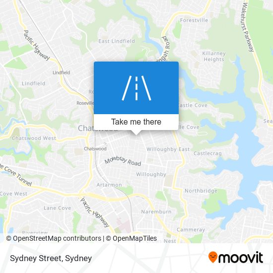 Sydney Street map