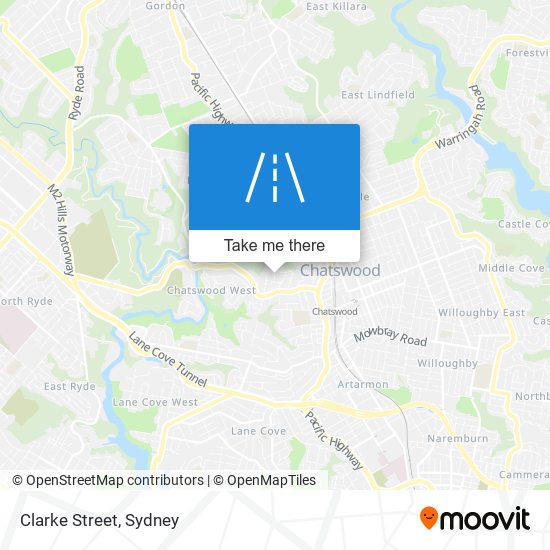 Clarke Street map