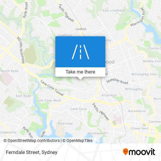 Ferndale Street map