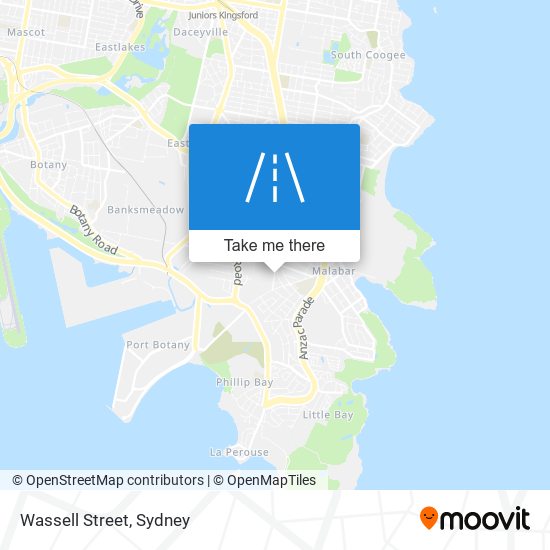 Mapa Wassell Street