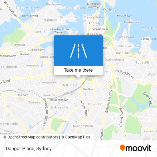 Dangar Place map