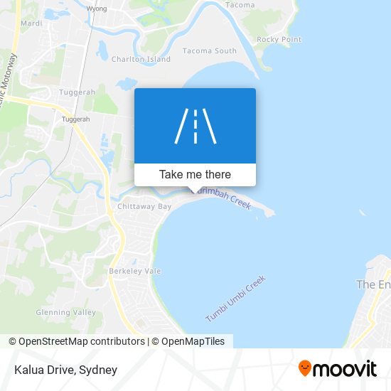 Kalua Drive map