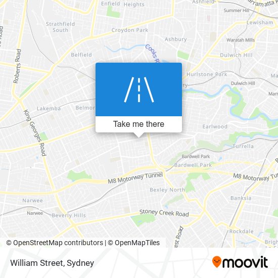 Mapa William Street