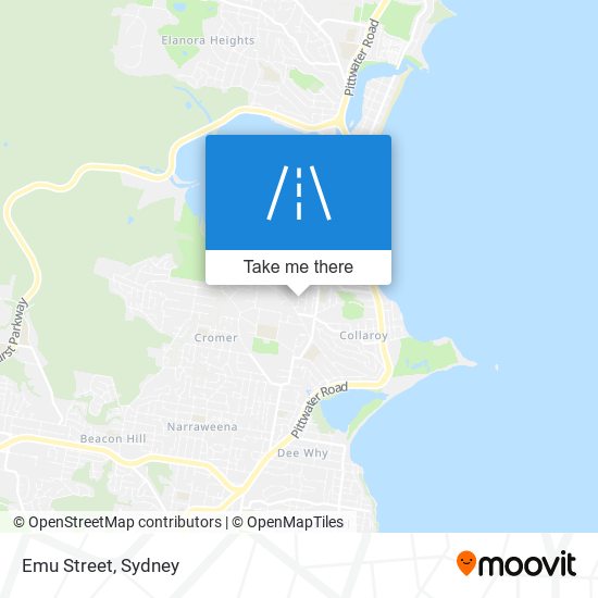 Emu Street map