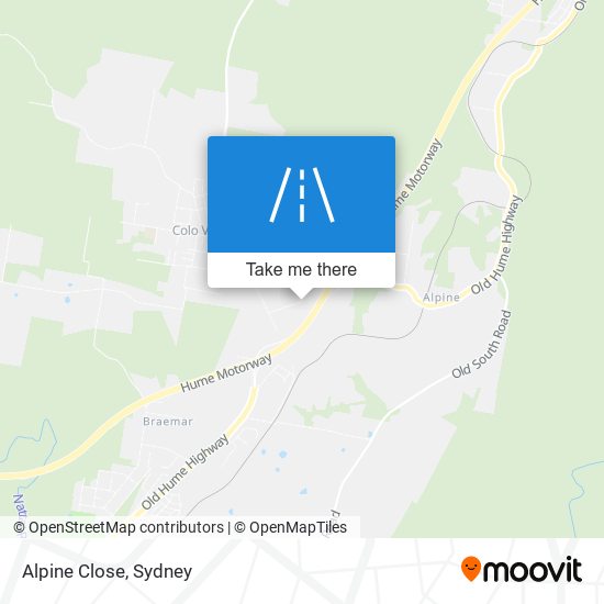 Mapa Alpine Close