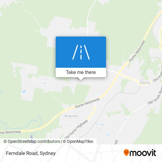 Mapa Ferndale Road