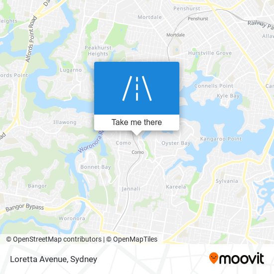 Mapa Loretta Avenue