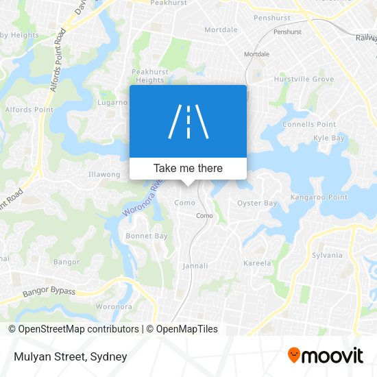 Mulyan Street map