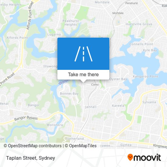 Taplan Street map