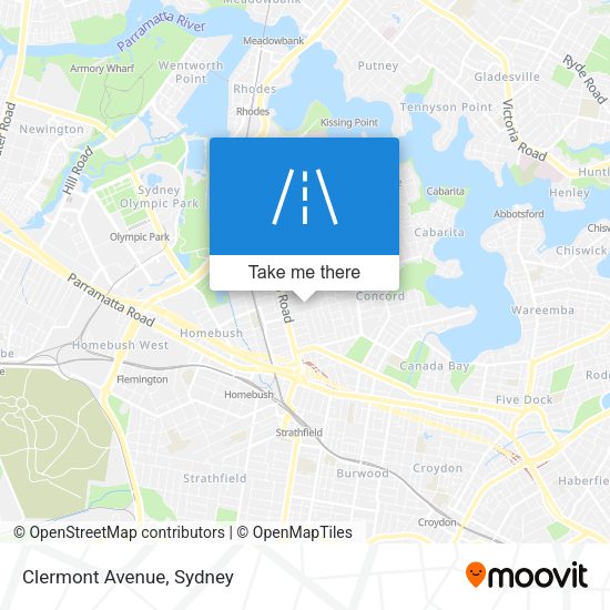 Clermont Avenue map