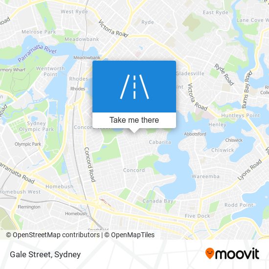 Gale Street map