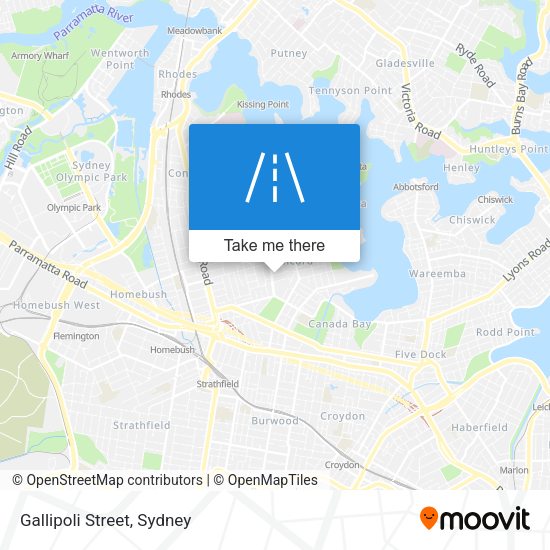 Gallipoli Street map