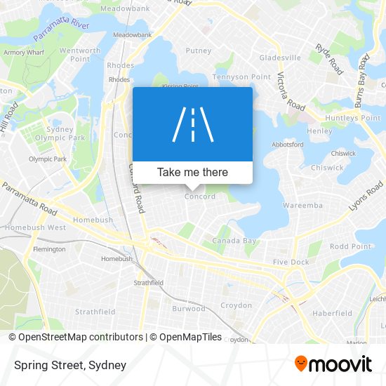 Spring Street map