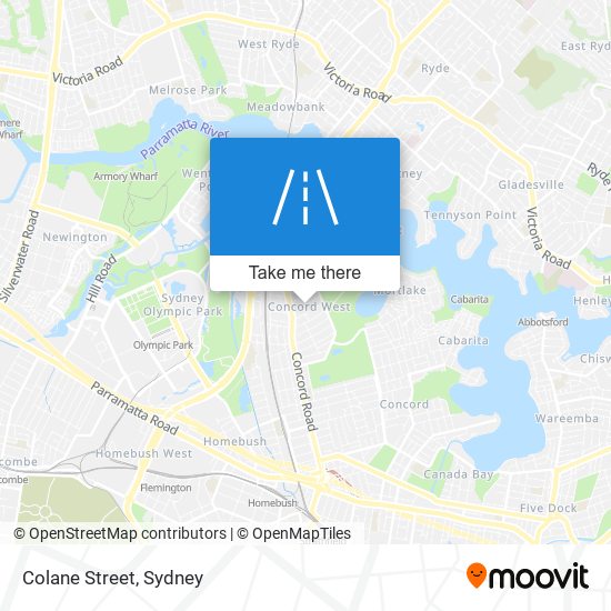 Colane Street map