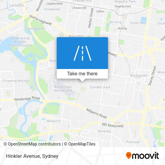 Hinkler Avenue map