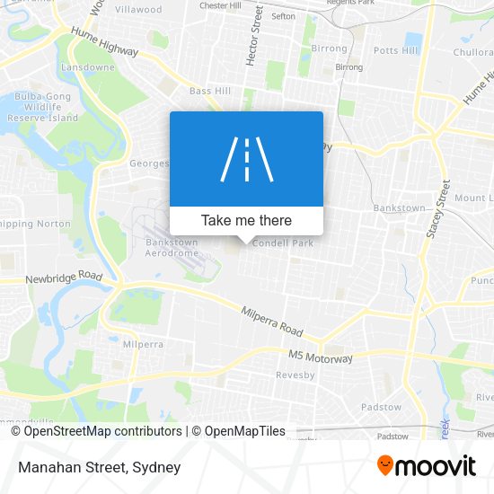 Manahan Street map