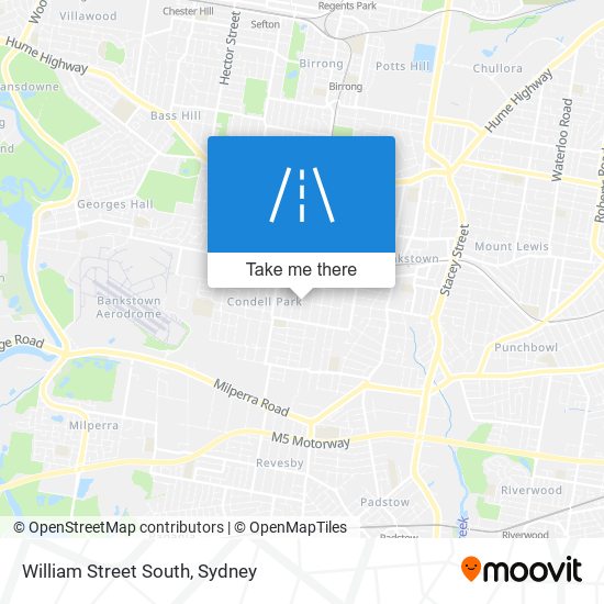 William Street South map