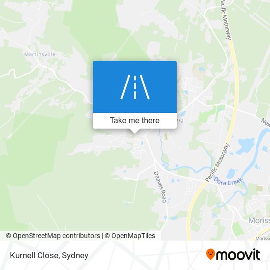 Mapa Kurnell Close