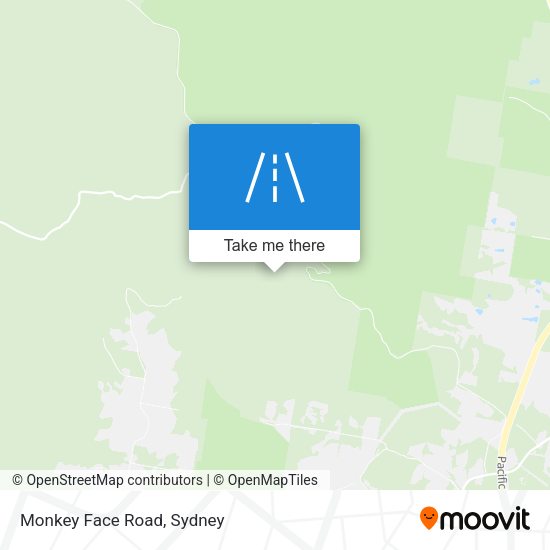 Monkey Face Road map