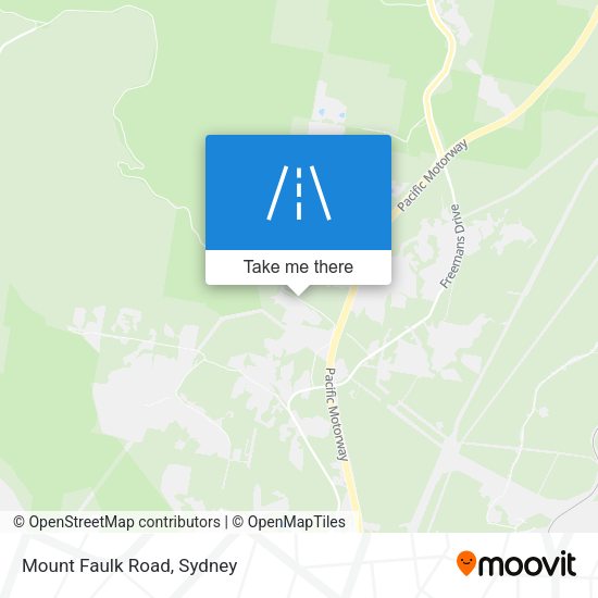 Mount Faulk Road map