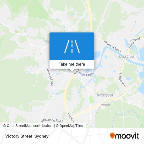 Victory Street map