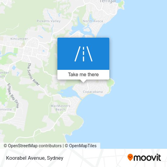 Koorabel Avenue map