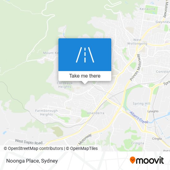 Mapa Noonga Place